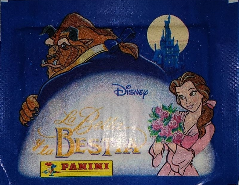 1x 1992 Panini Disney Beauty and the Beast - Sticker Pack (SEALED)