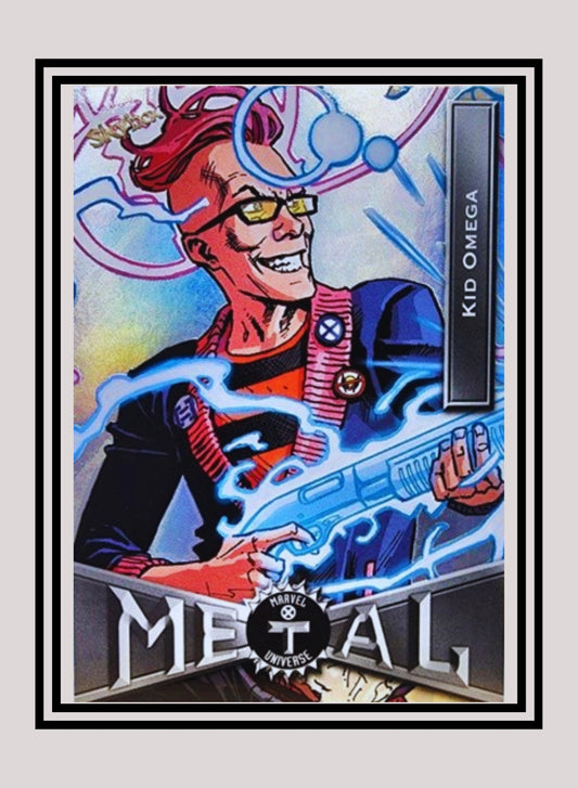 Marvel! 1x Kid Omega - Base Low Series (#040 - 2021 Upper Deck X-Men Metal Universe)