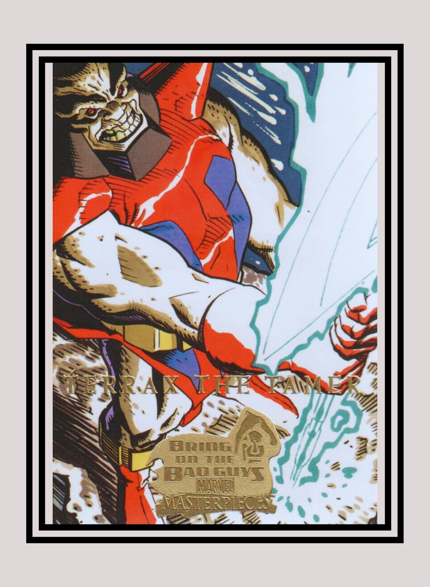 Marvel! 1x Terrax The Tamer - Base (#40 - 2008 Upper Deck Marvel Masterpieces Series 3)