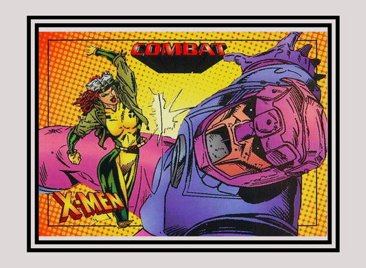 Marvel! 1x Rogue vs. Sentinel - Base (#40 - 1997 Fleer X-Men International)