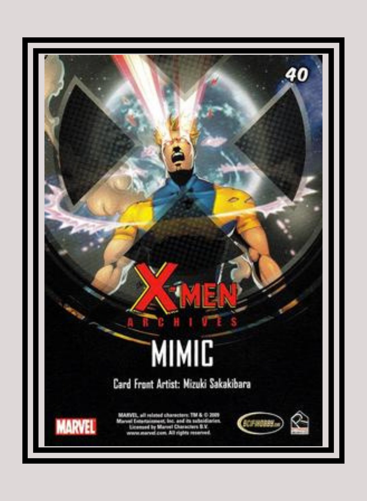 Marvel! 1x Mimic - Base (#40 - 2009 Rittenhouse X-Men Archives)