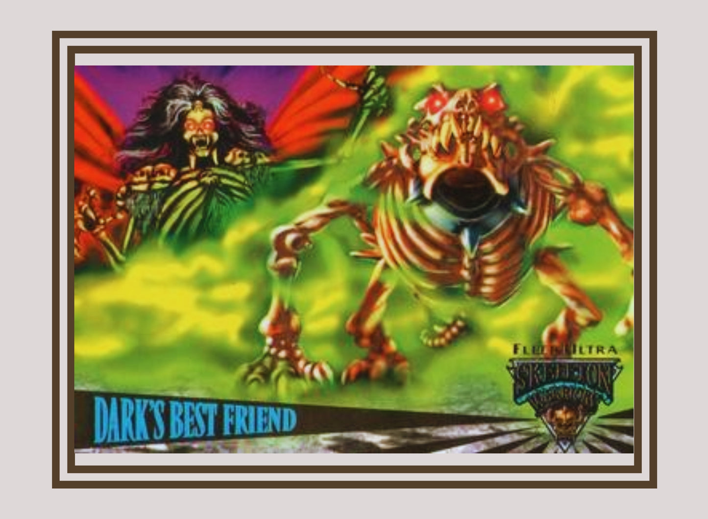 1x Dark's Best Friend - Base (#040 - 1995 Fleer Ultra Skeleton Warriors)