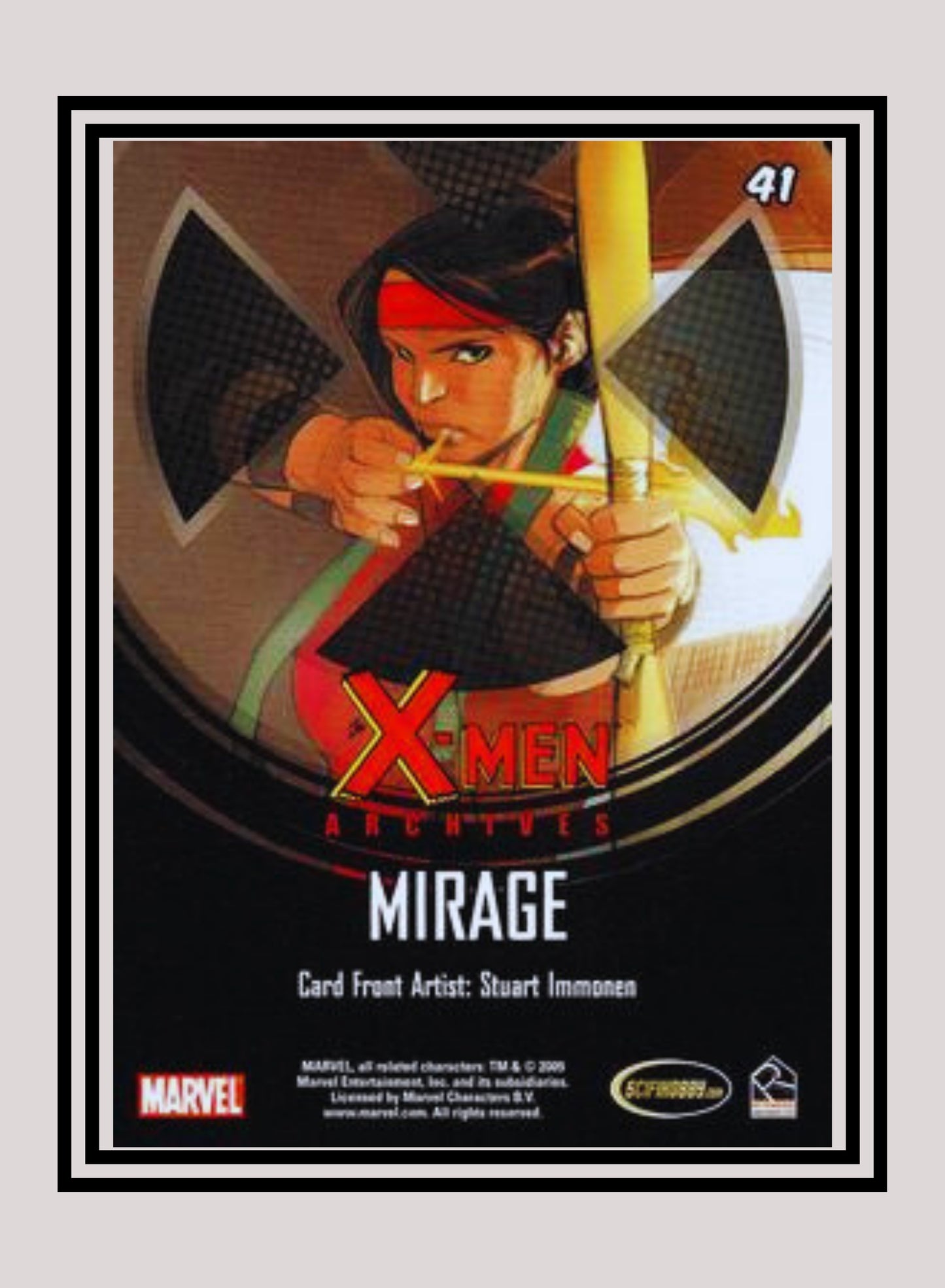 Marvel! 1x Mirage - Base (#41 - 2009 Rittenhouse X-Men Archives)