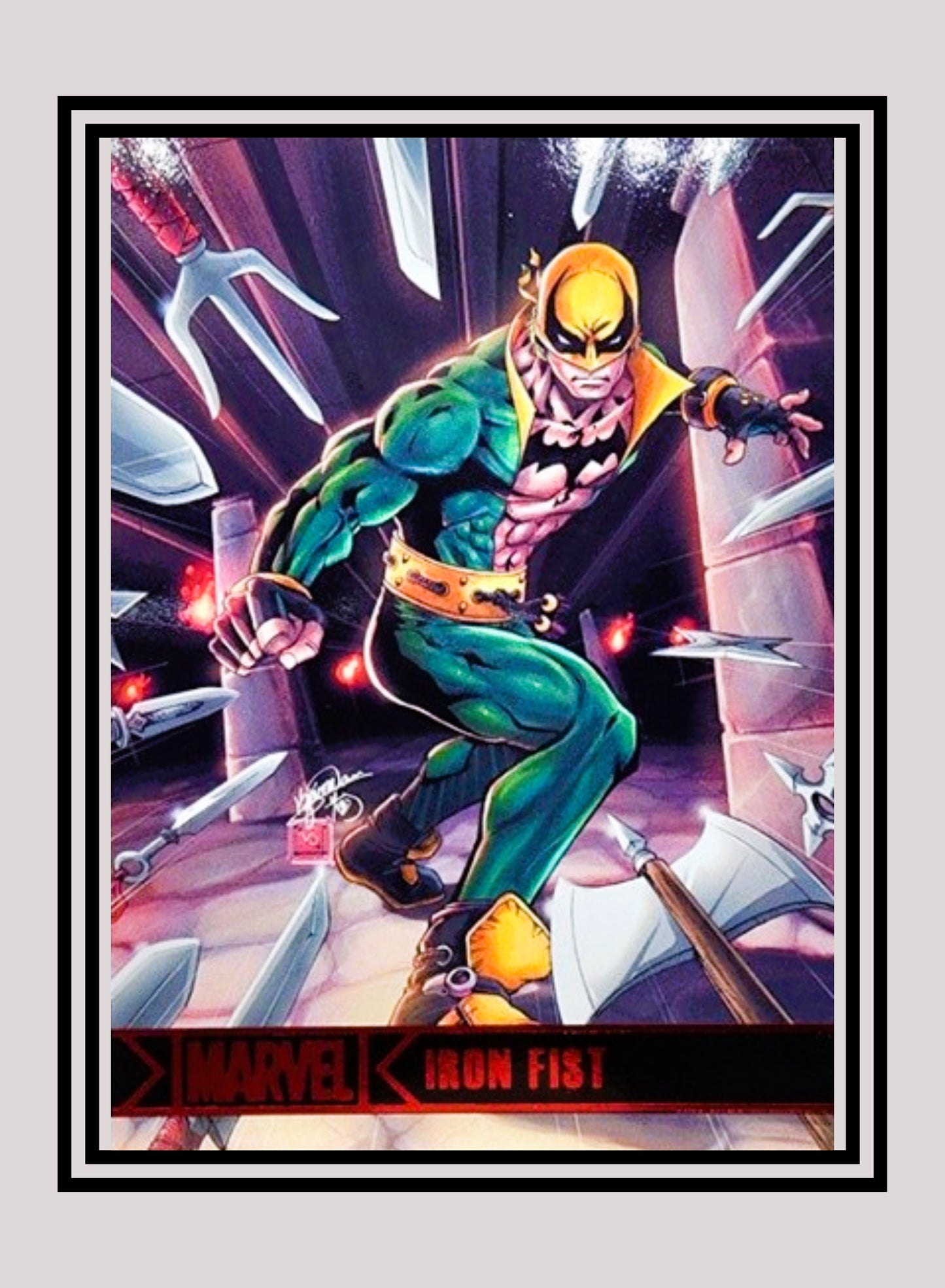 Marvel! 1x Iron Fist - Base (#41 - 2012 Rittenhouse Greatest Heroes)