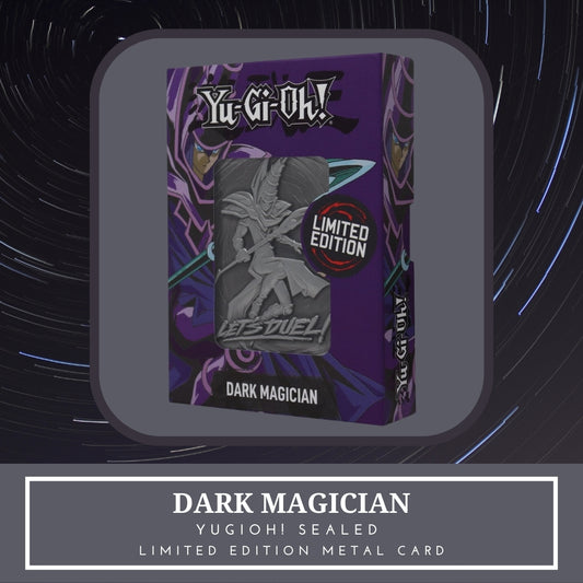 Yugioh! 1x Dark Magician Metal Card - Limited Edition (SEALED)