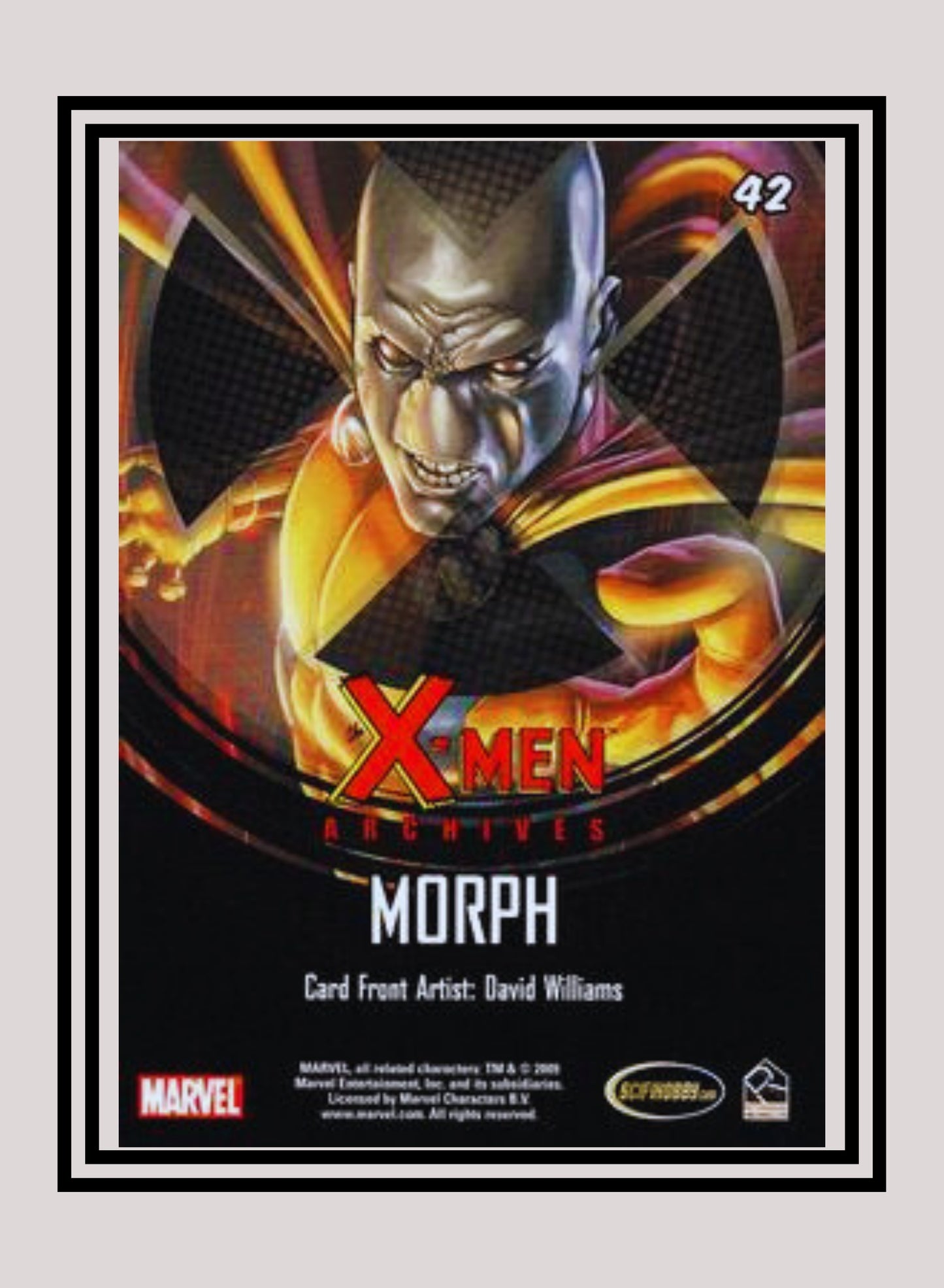 Marvel! 1x Morph - Base (#42 - 2009 Rittenhouse X-Men Archives)