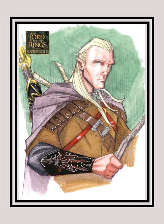 LOTR! 1x Legolas of Mirkwood - Base (#42 - 2008 Lord of the Rings: Masterpieces II)
