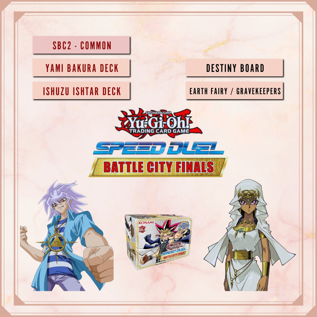 Yugioh! Speed Duel: Battle City Finals Singles - Set E/F (SBC2 - Common) 1st Edition