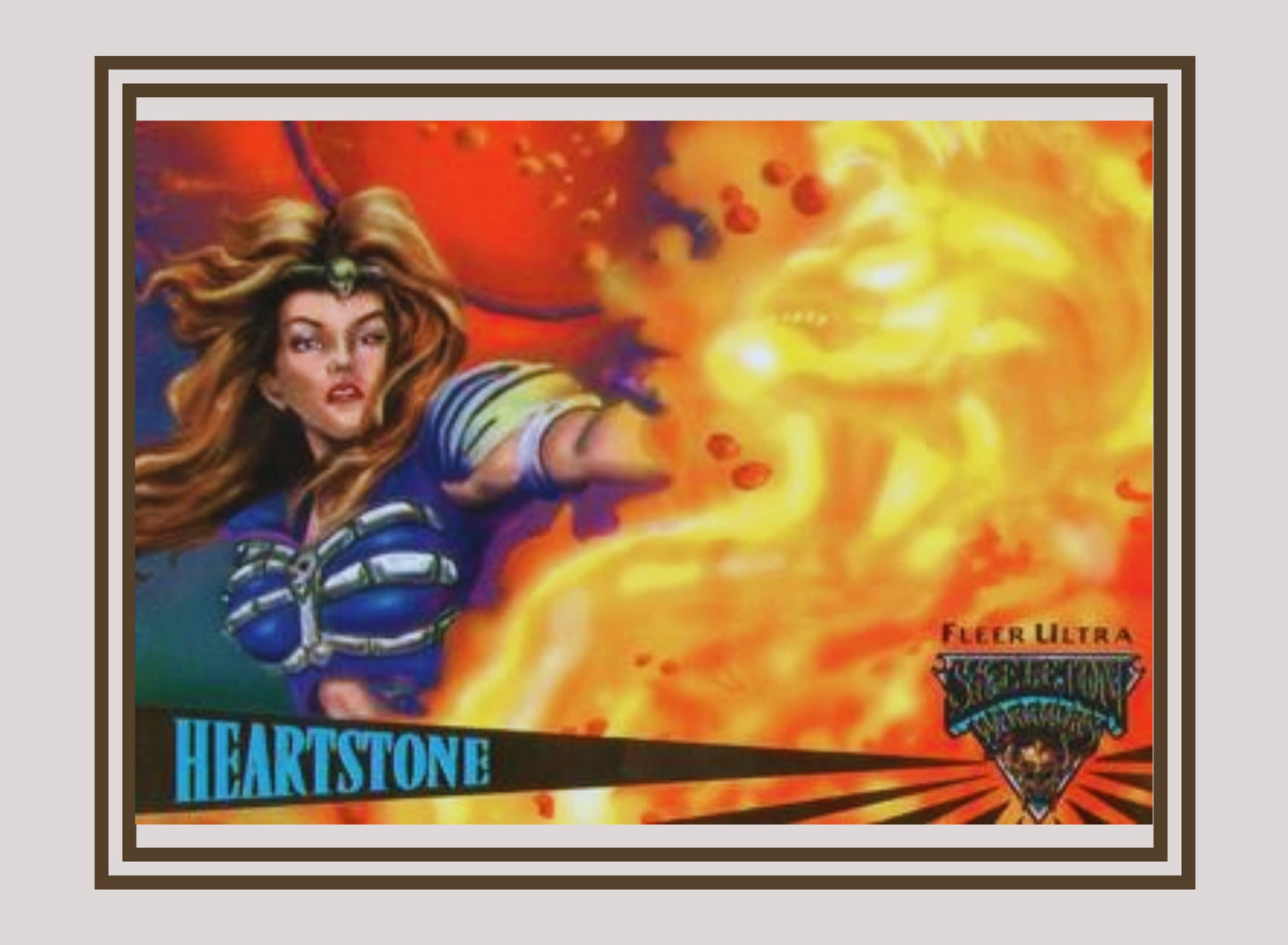 1x Heartstone - Base (#042 - 1995 Fleer Ultra Skeleton Warriors)