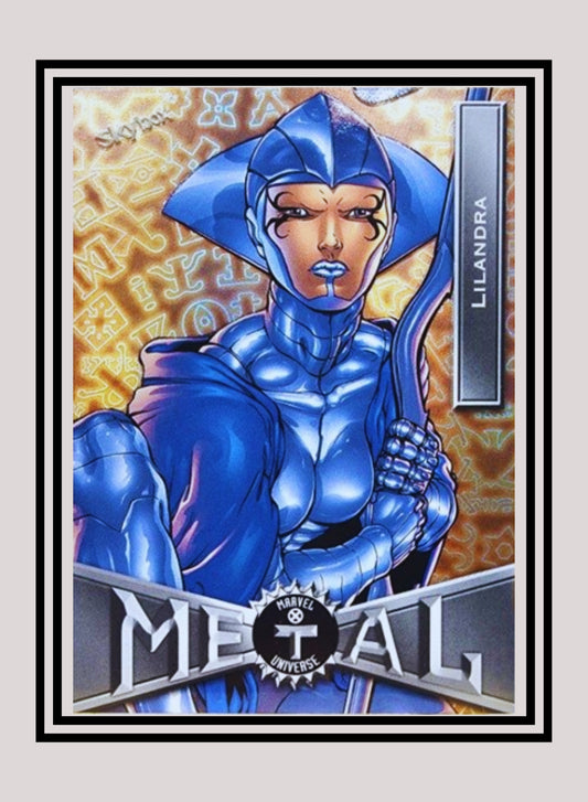 Marvel! 1x Lilandra - Base Low Series (#043 - 2021 Upper Deck X-Men Metal Universe)