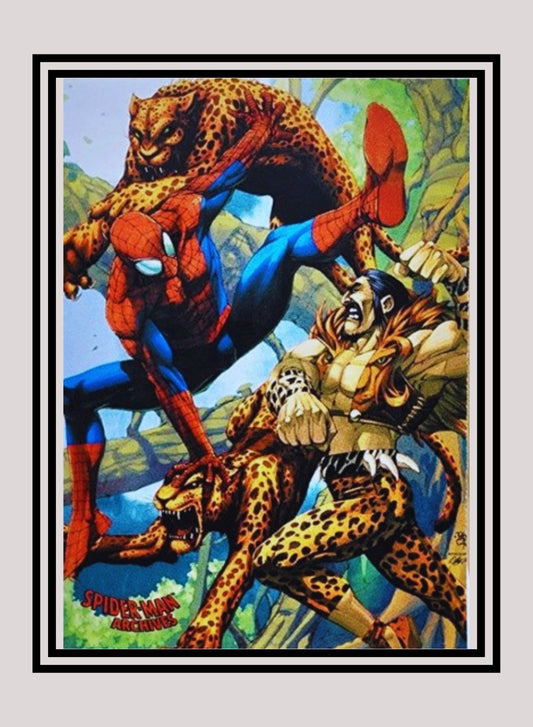 Marvel! 1x Spider-Man vs. Kraven - Base (#43 - 2009 Rittenhouse Spiderman Archives)