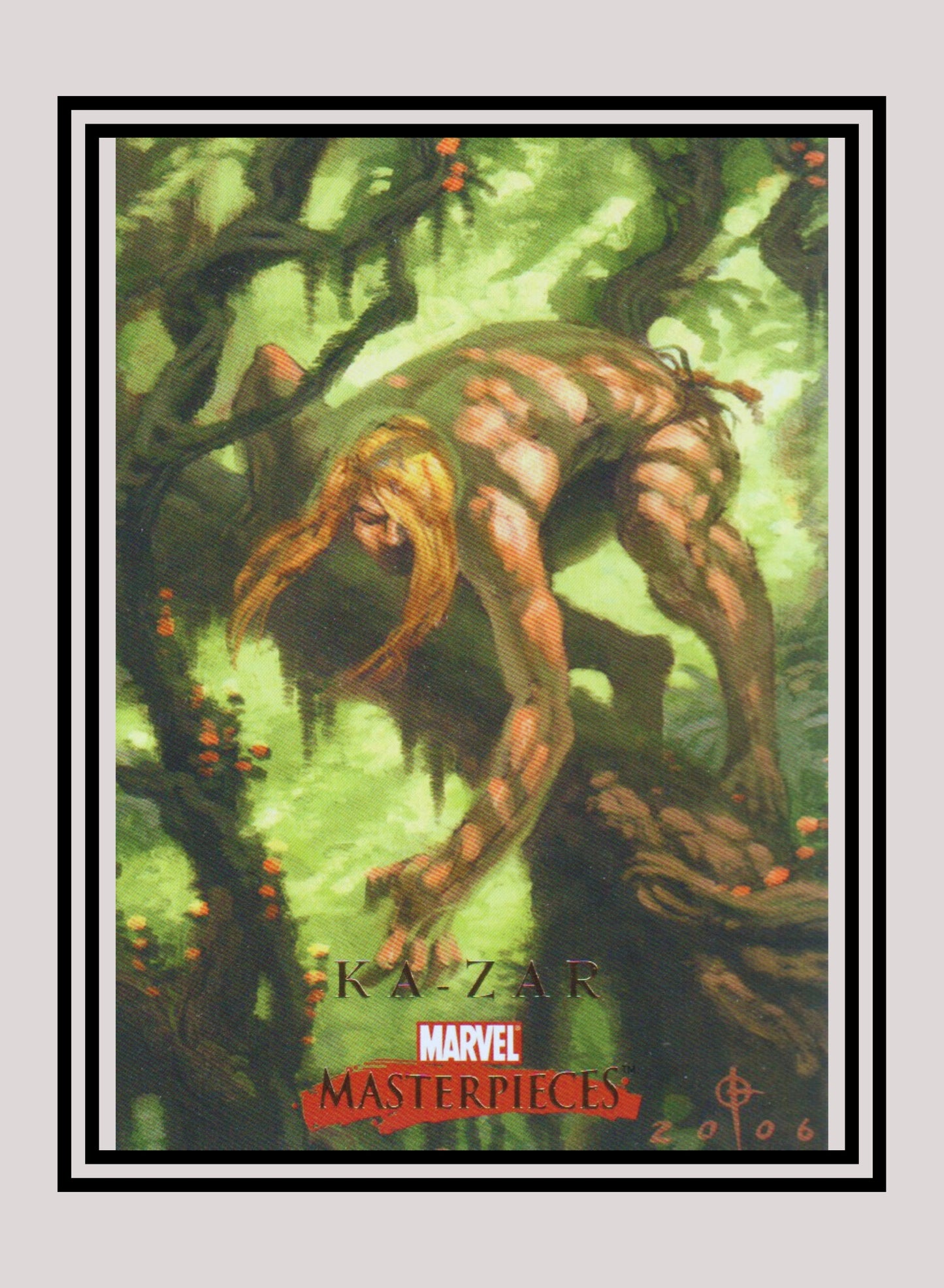 Marvel! 1x Ka-Zar - Base (#43 - 2008 Upper Deck Marvel Masterpieces Series 2)