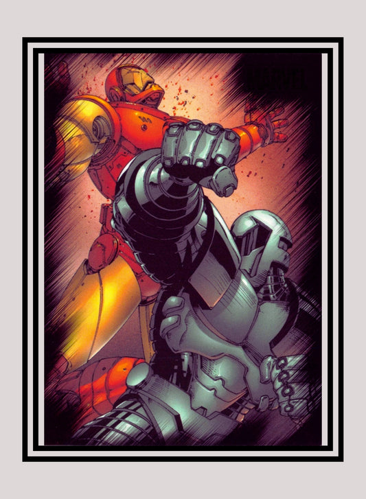 Marvel! 1x Iron Man vs. Titanium Man - Base (#43 - 2010 Rittenhouse Marvel Heroes & Villains)