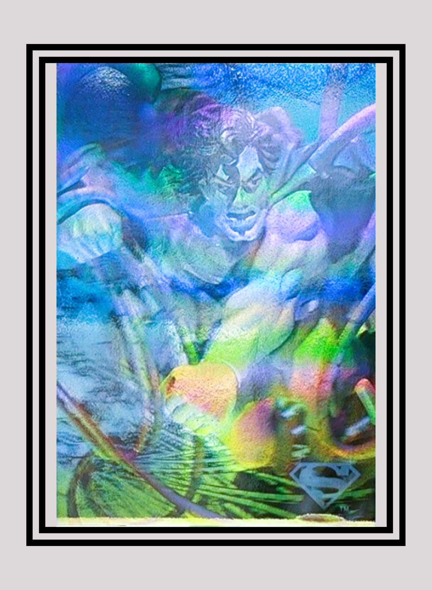 DC! 1x Unjust Cause - Hologram (#43 - 1996 Fleer Superman Hologram Series)