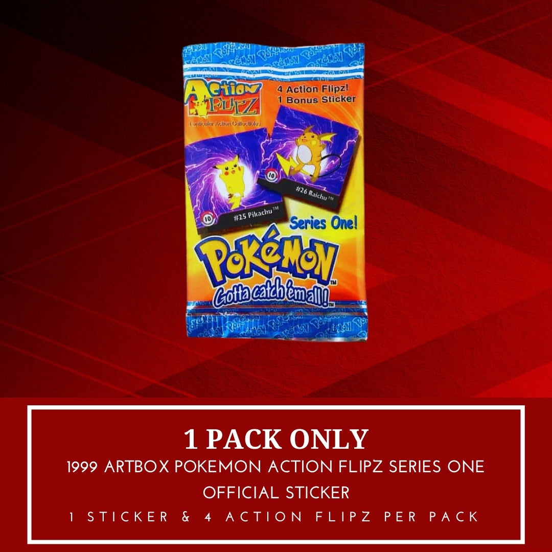 1x 1999 Artbox Pokemon Series One - Action Flipz Pack (SEALED)