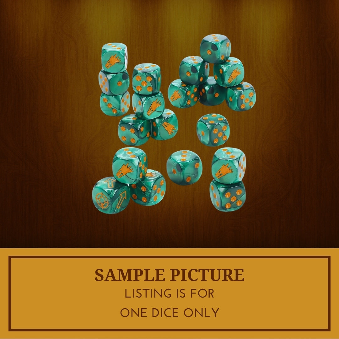 1x Salamanders Dice - Warhammer 40K Horus Heresy