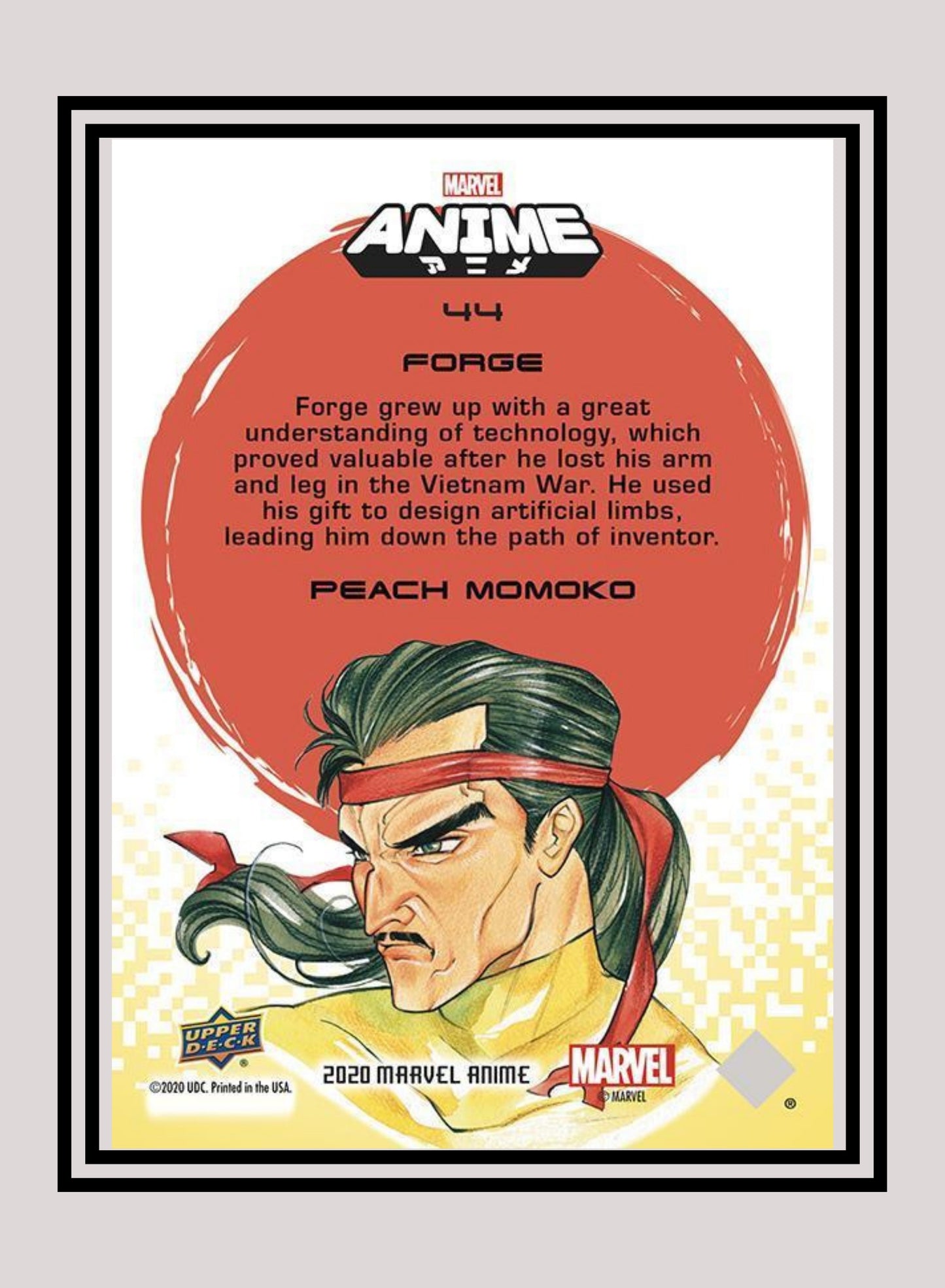 Marvel! 1x Forge - Base (#44 - 2020 Upper Deck Marvel Anime)