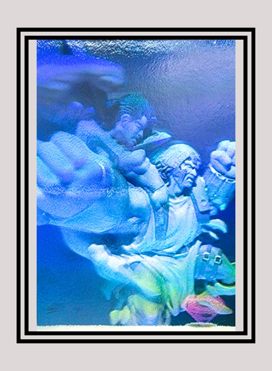 DC! 1x Light Fight! - Hologram (#44 - 1996 Fleer Superman Hologram Series)