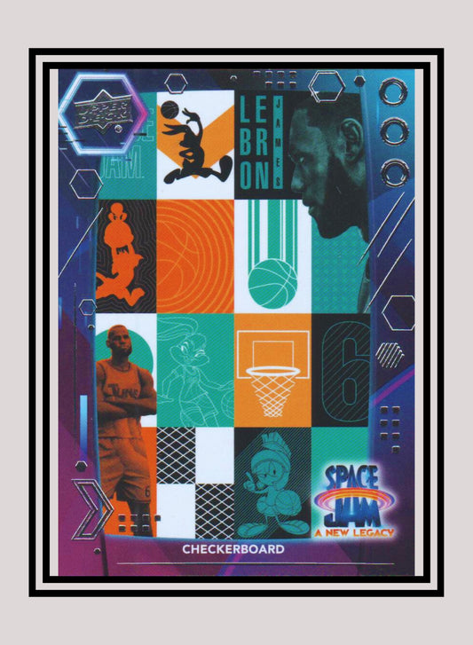 1x Checkerboard - Base/Blue Parallel (#45 - 2021 Upper Deck Space Jam: A New Legacy)