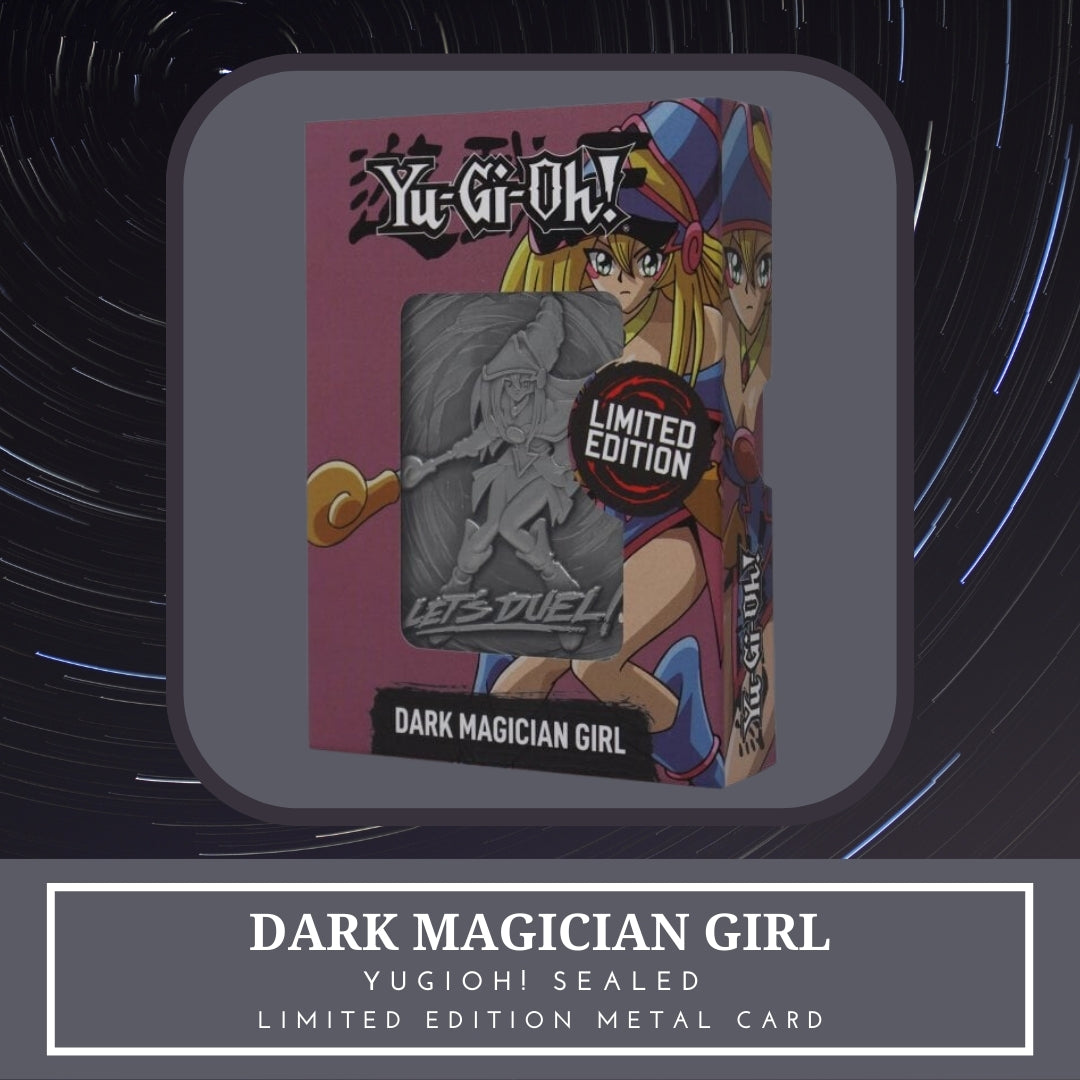 Yugioh! 1x Dark Magician Girl Metal Card - Limited Edition (SEALED)