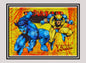 Marvel! 1x Wolverine & Beast - Base (#46 - 1997 Fleer X-Men International)