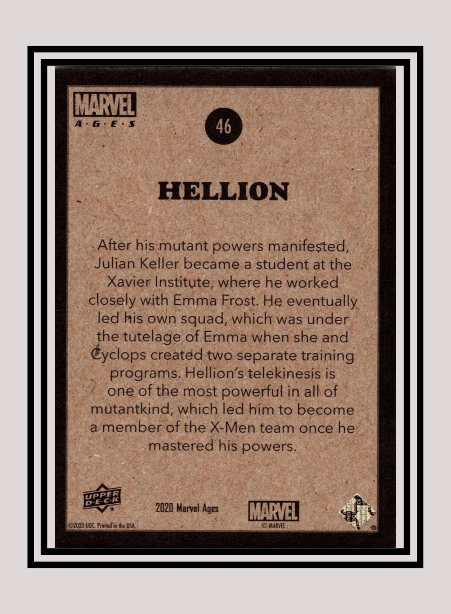 Marvel! 1x Hellion - Base (#046 - 2020 Upper Deck Marvel Ages)
