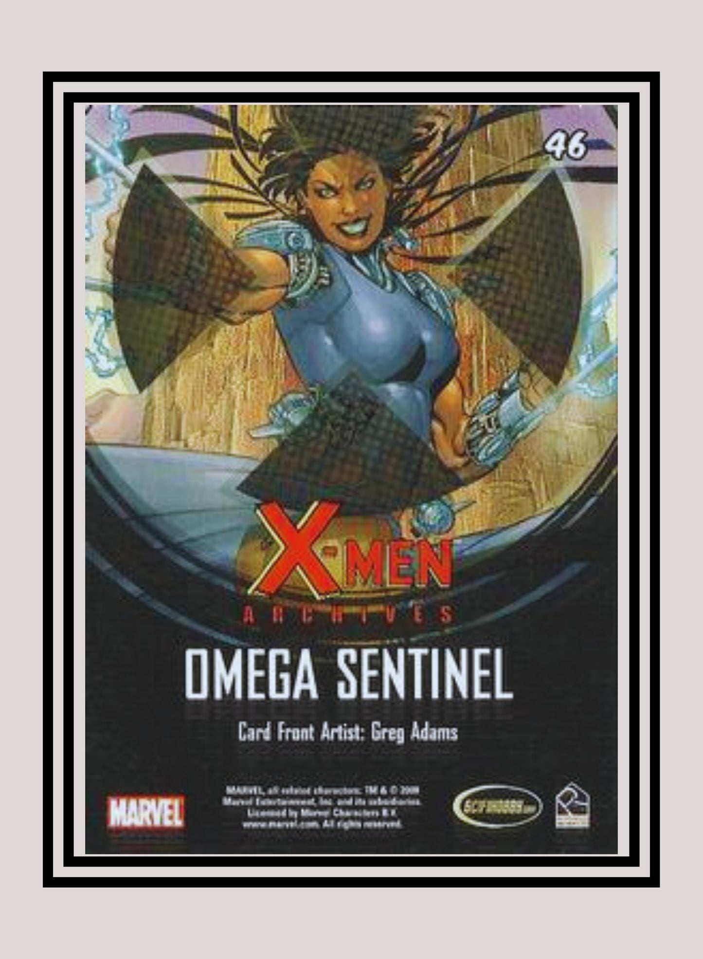 Marvel! 1x Omega Sentinel - Base (#46 - 2009 Rittenhouse X-Men Archives)