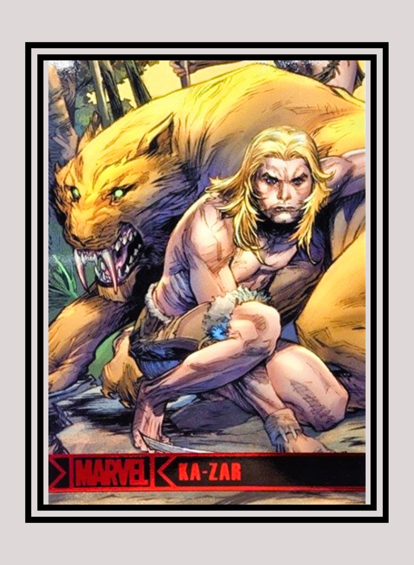 Marvel! 1x Ka-Zar - Base (#46 - 2012 Rittenhouse Greatest Heroes)