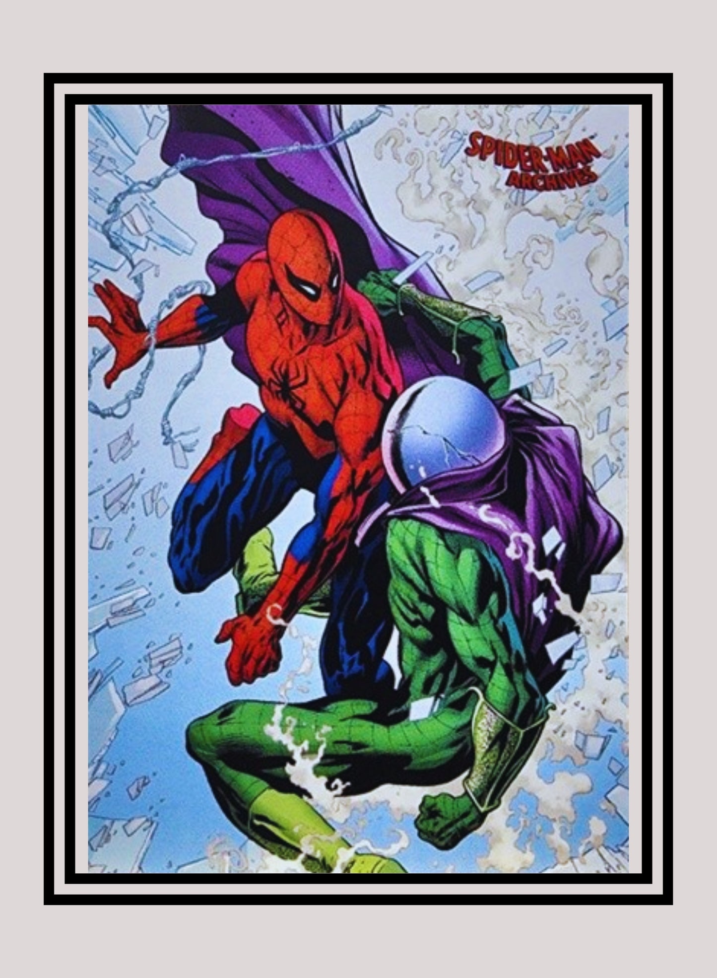 Marvel! 1x Spider-Man vs. Mysterio - Base (#47 - 2009 Rittenhouse Spiderman Archives)