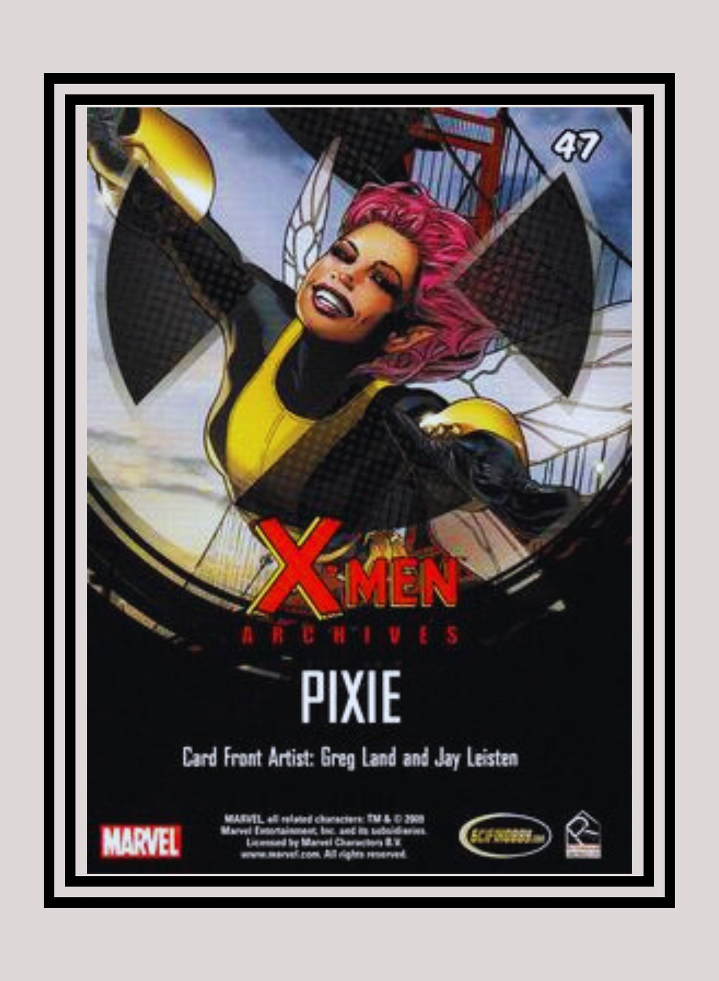 Marvel! 1x Pixie - Base (#47 - 2009 Rittenhouse X-Men Archives)