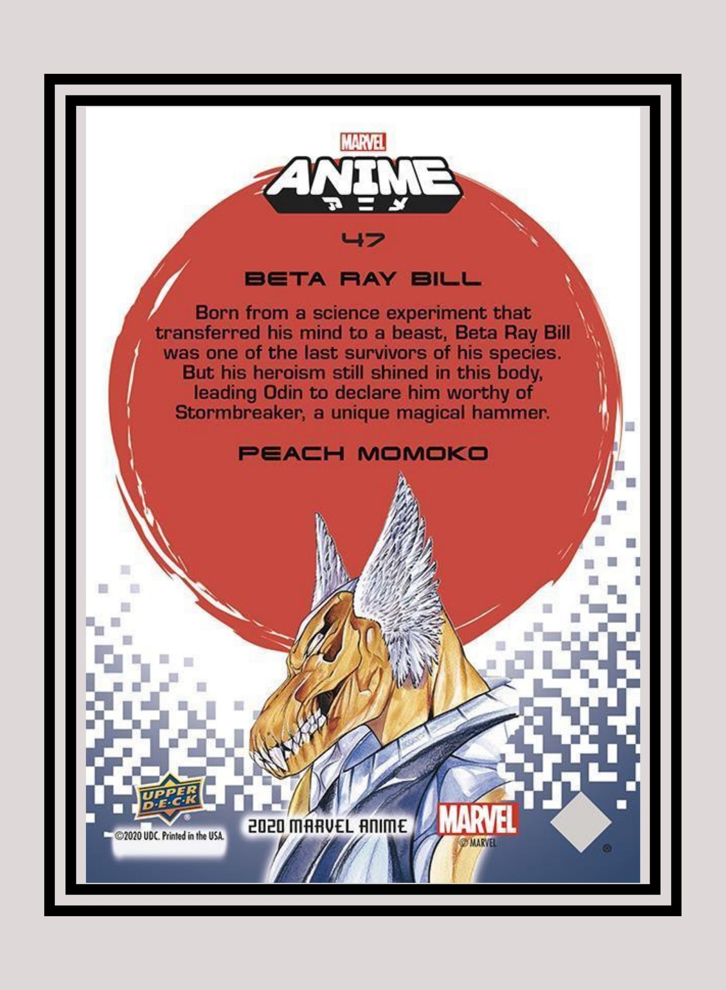 Marvel! 1x Beta Ray Bill - Base (#47 - 2020 Upper Deck Marvel Anime)