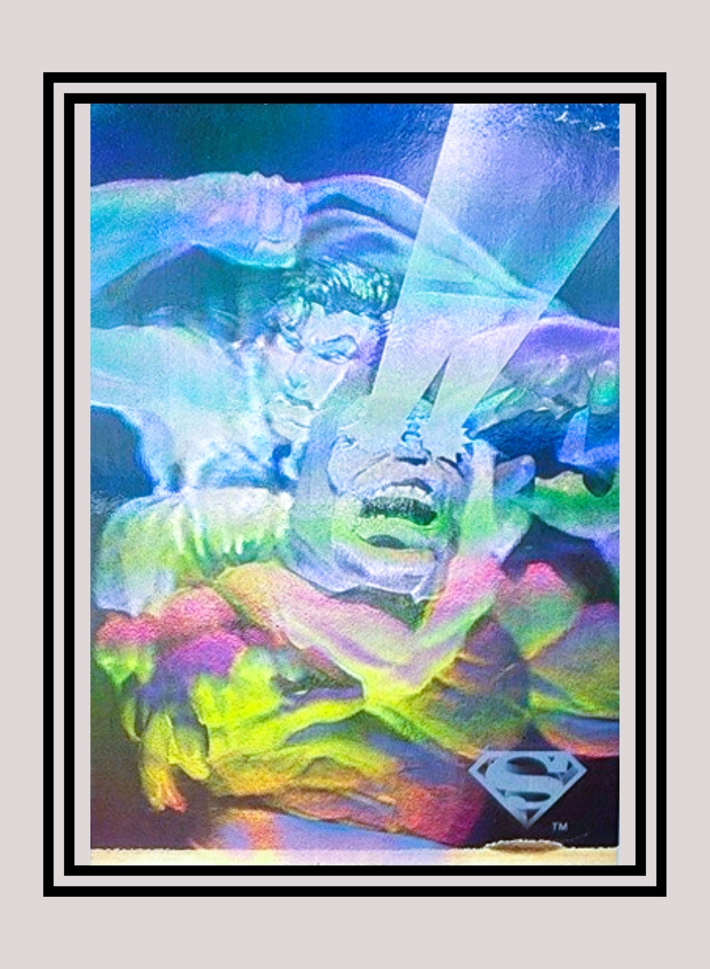 DC! 1x On the Darkseid - Hologram (#47 - 1996 Fleer Superman Hologram Series)