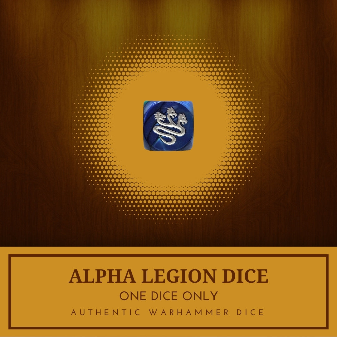 1x Alpha Legion Dice - Warhammer 40K Horus Heresy