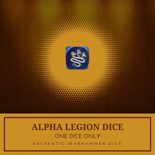 1x Alpha Legion Dice - Warhammer 40K Horus Heresy