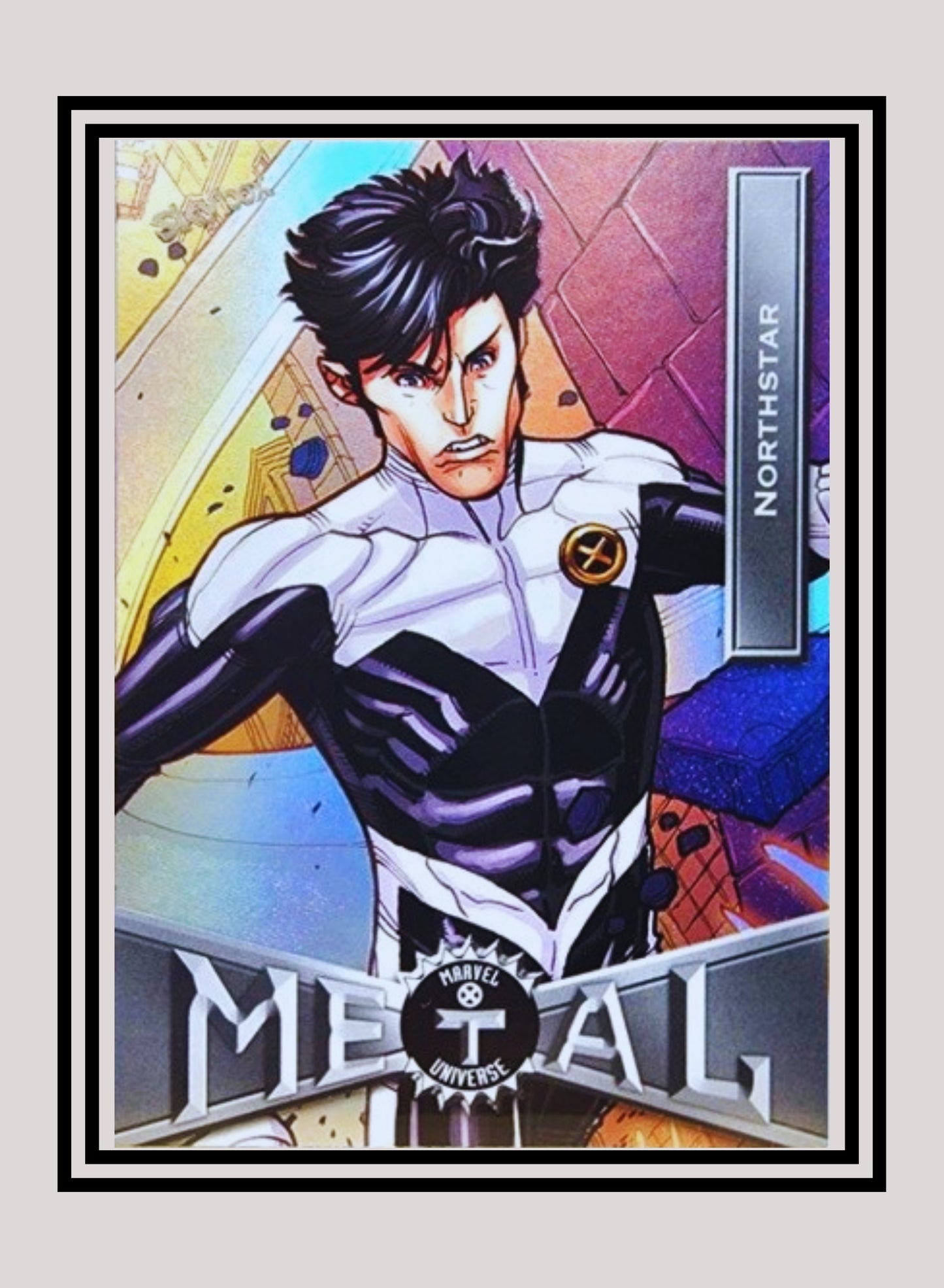 Marvel! 1x Northstar - Base Low Series (#048 - 2021 Upper Deck X-Men Metal Universe)