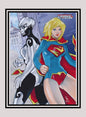 DC! 1x Supergirl & Silver Banshee - Base (#48 - 2013 Cryptozoic The Women of Legend)