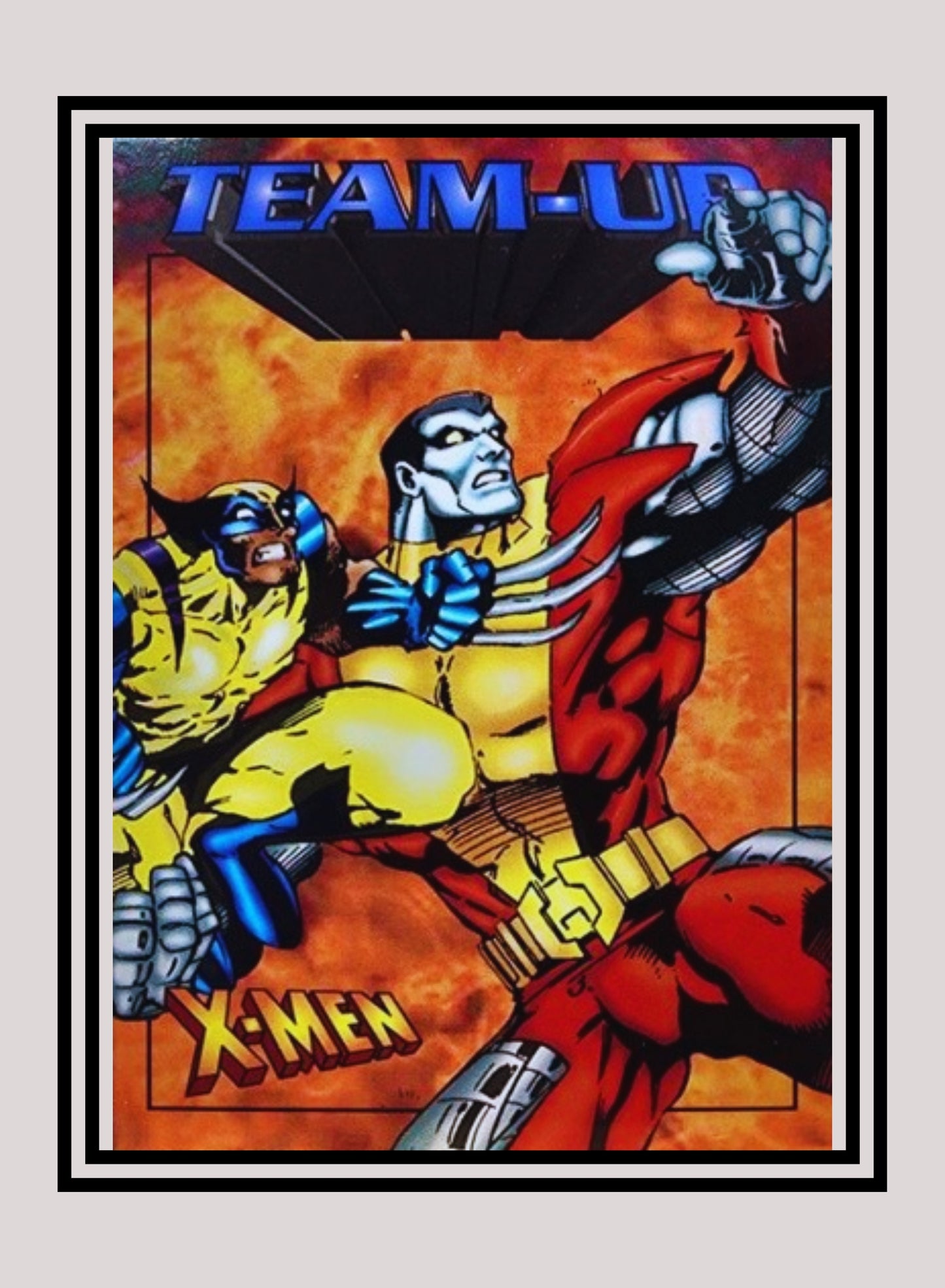 Marvel! 1x Wolverine & Colossus - Base (#48 - 1997 Fleer X-Men International)