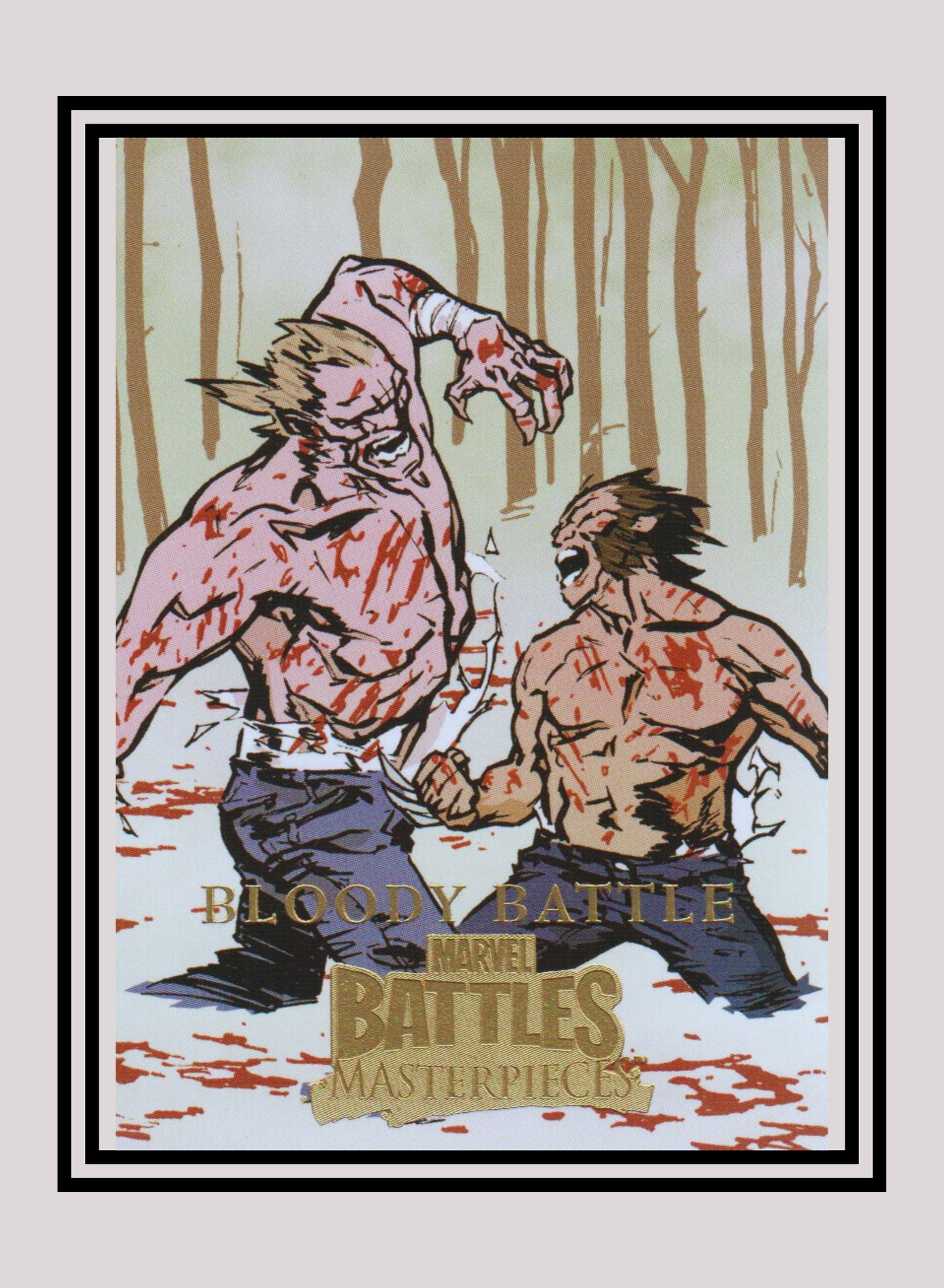 Marvel! 1x Bloody Battle - Base (#48 - 2008 Upper Deck Marvel Masterpieces Series 3)