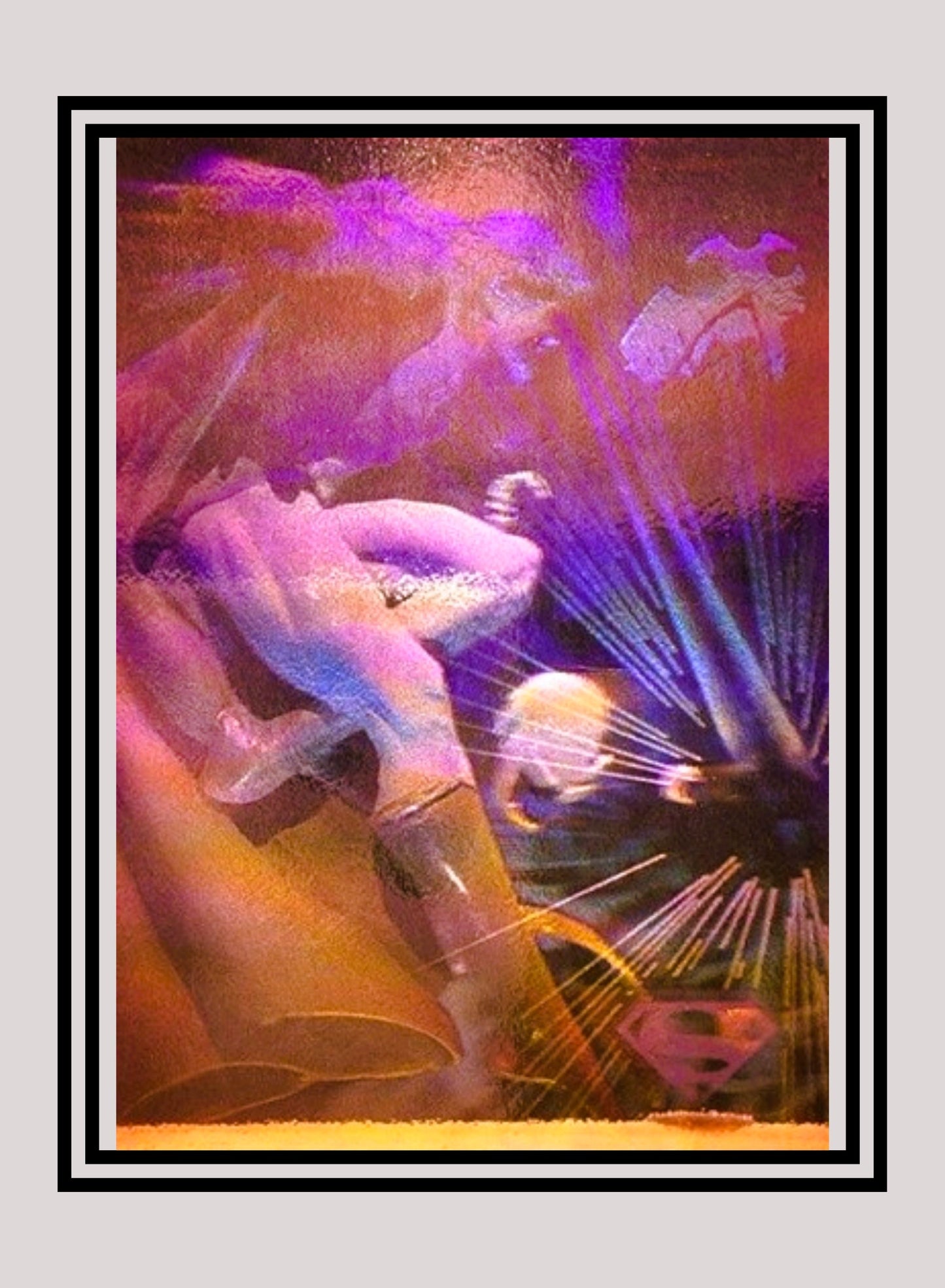 DC! 1x Meltdown! - Red Hologram (#48 - 1996 Fleer Superman Hologram Series)