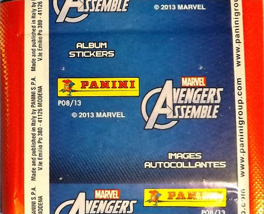 1x 2013 Panini Marvel Avengers Assemble - Sticker Pack (SEALED)