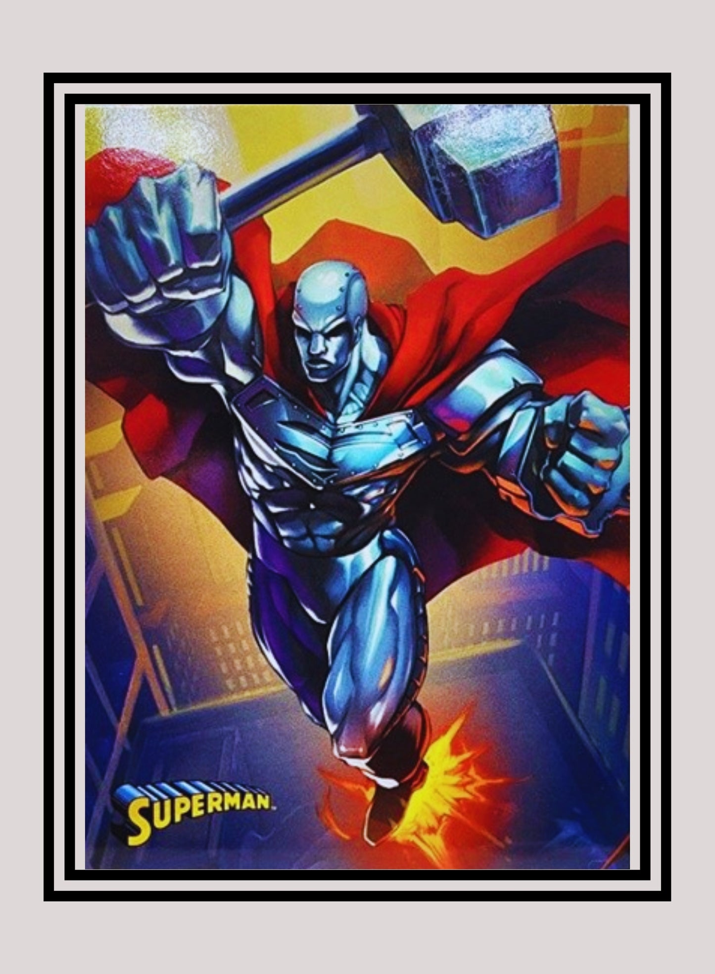 DC! 1x Steel - Base (#49 - 2013 Cryptozoic DC Superman)