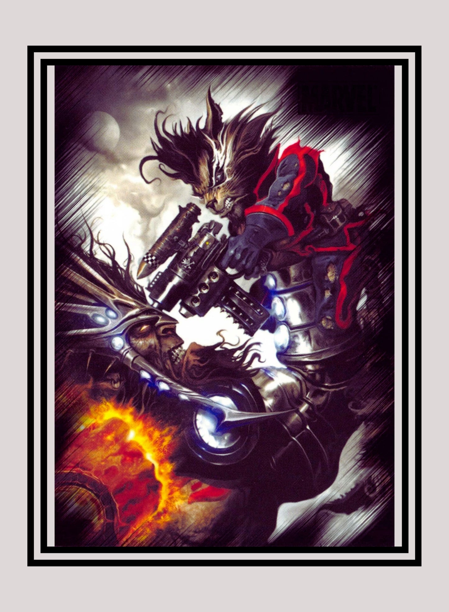 Marvel! 1x Rocket Raccoon vs. Blastaar - Base (#49 - 2010 Rittenhouse Marvel Heroes & Villains)