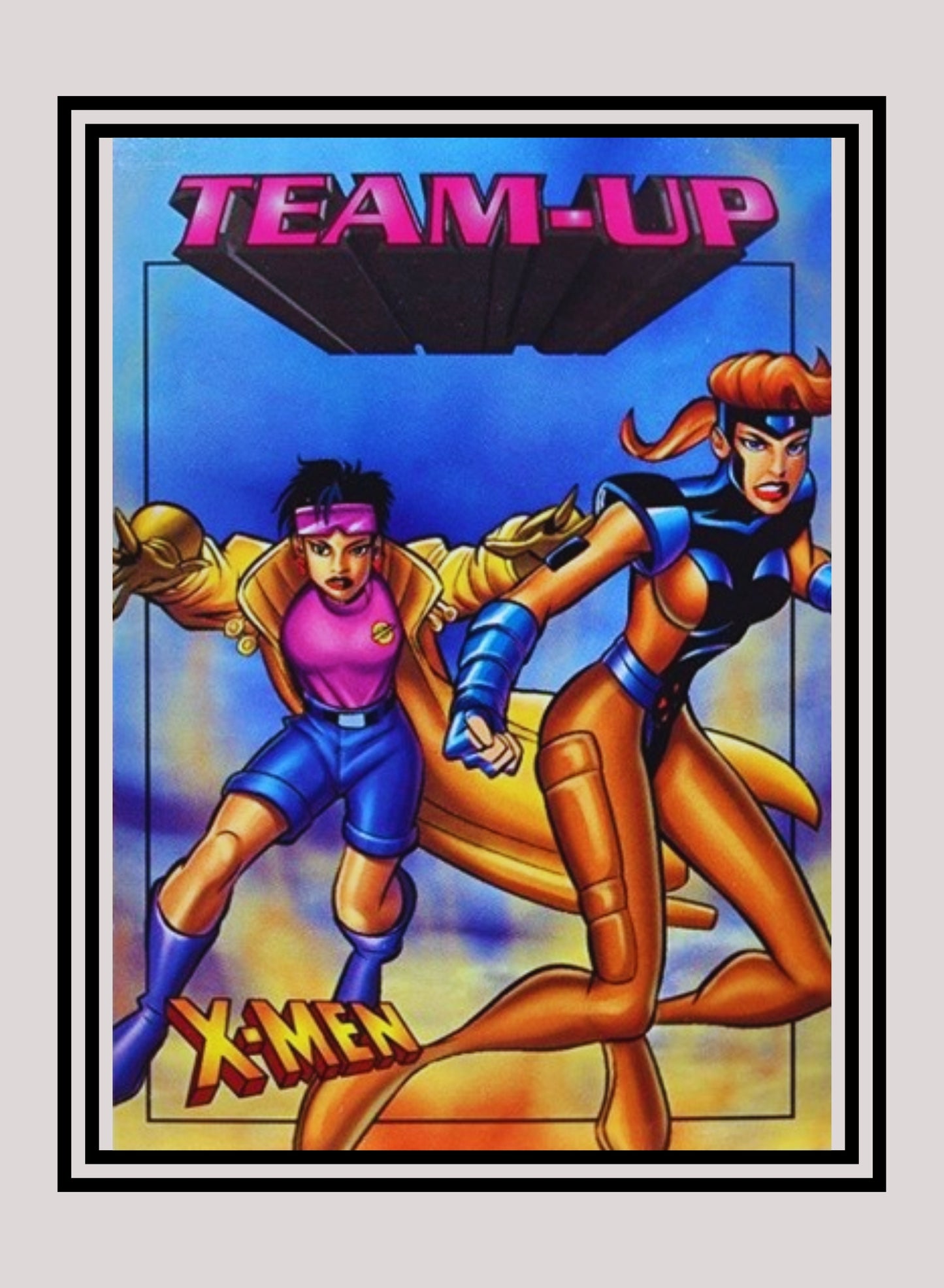 Marvel! 1x Jubilee & Jean Grey - Base (#49 - 1997 Fleer X-Men International)