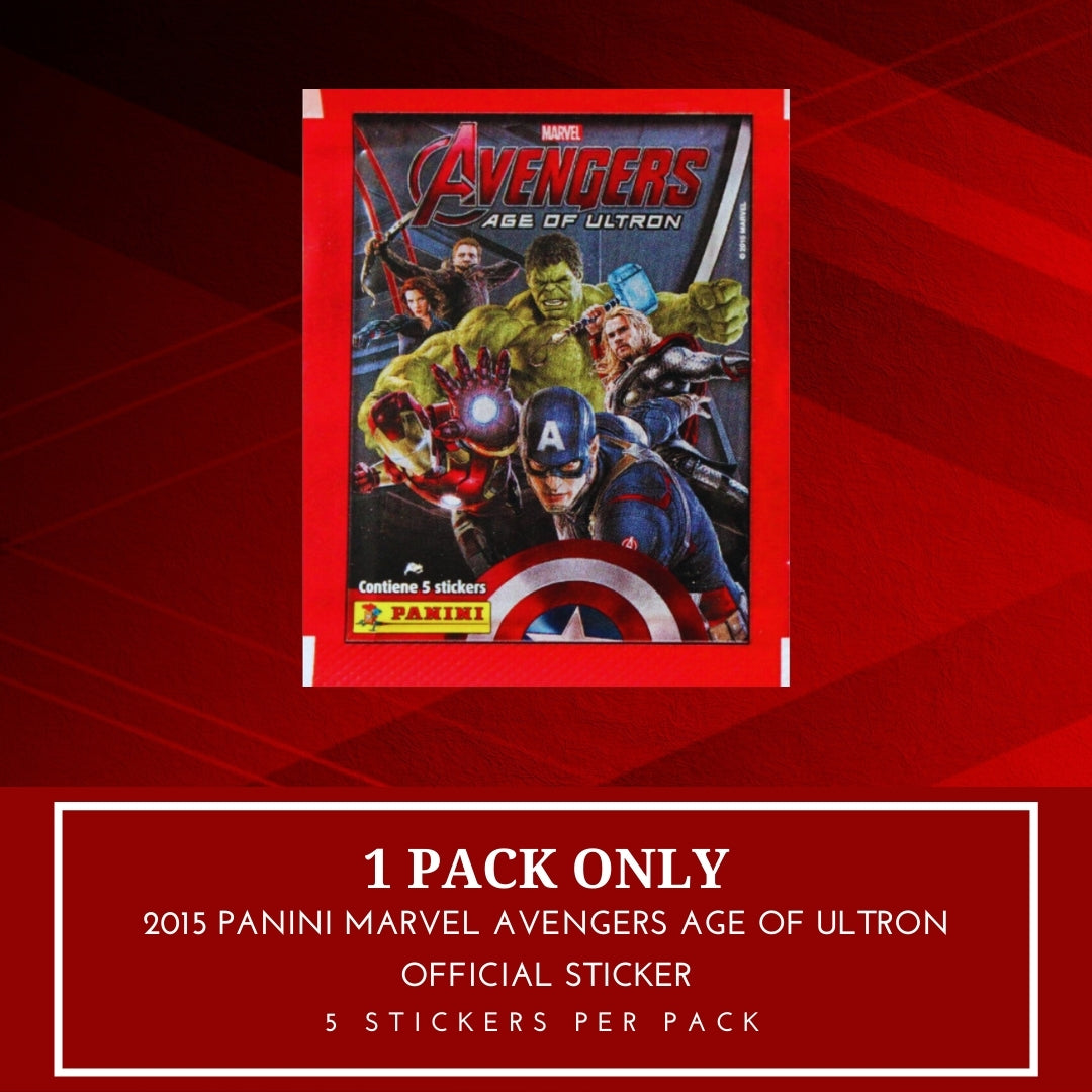 1x 2015 Panini Marvel Avengers Age of Ultron - Sticker Pack (SEALED)