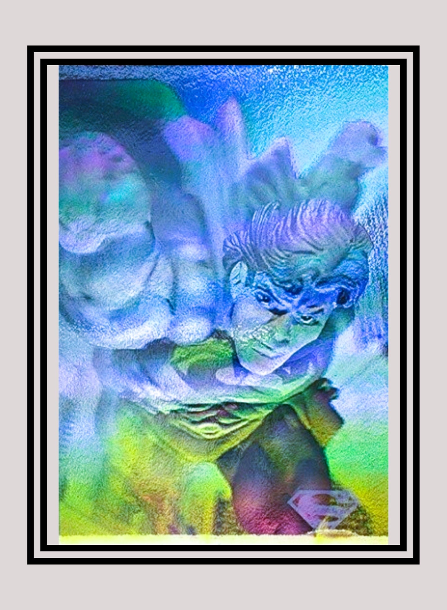 DC! 1x The Hero Confirmed - Hologram (#49 - 1996 Fleer Superman Hologram Series)