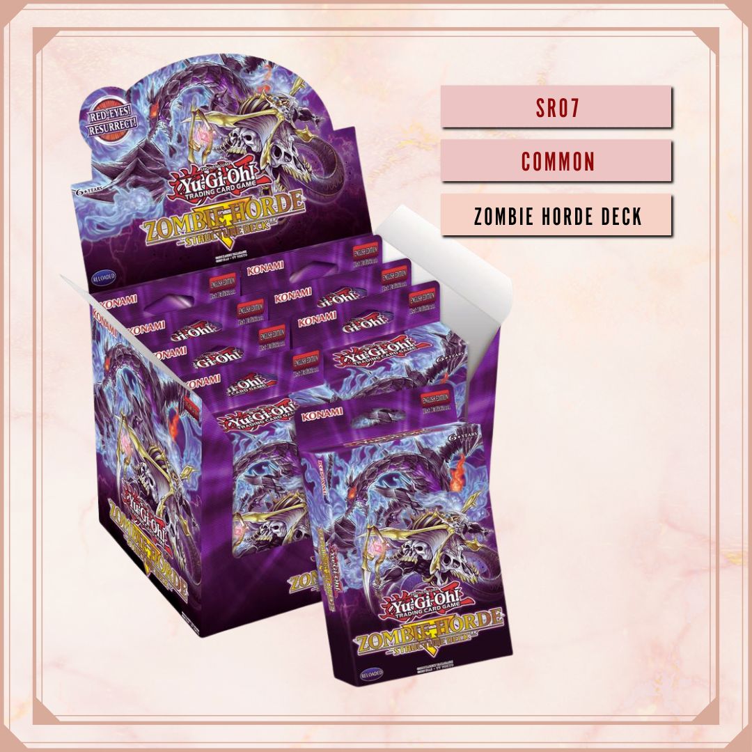 Yugioh! Structure Deck: Zombie Horde Singles (SR07 - Common) 1st Edition