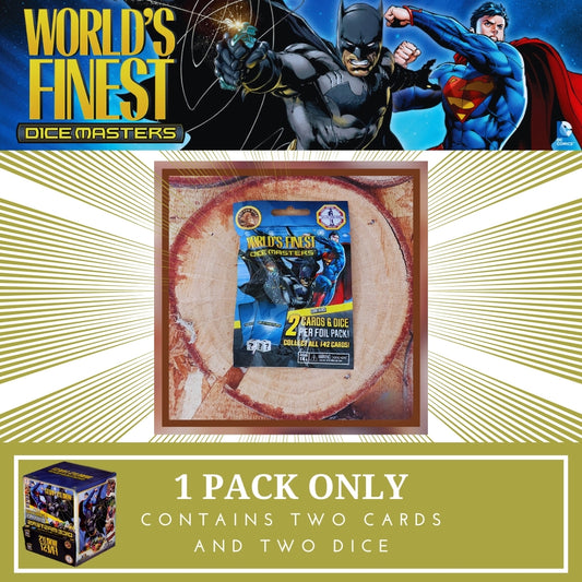 1x 2016 DC Comics World’s Finest - Dice Masters Pack (SEALED)