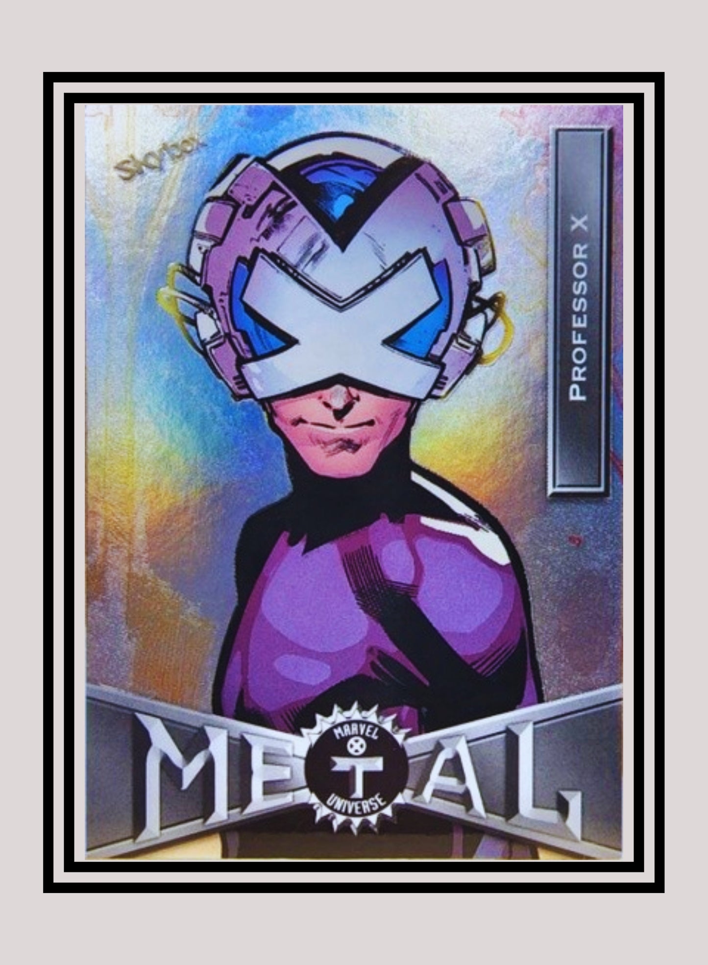 Marvel! 1x Professor X - Base Low Series (#050 - 2021 Upper Deck X-Men Metal Universe)