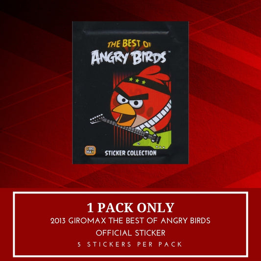 1x 2013 Giromax The Best of Angry Birds - Sticker Pack (SEALED)