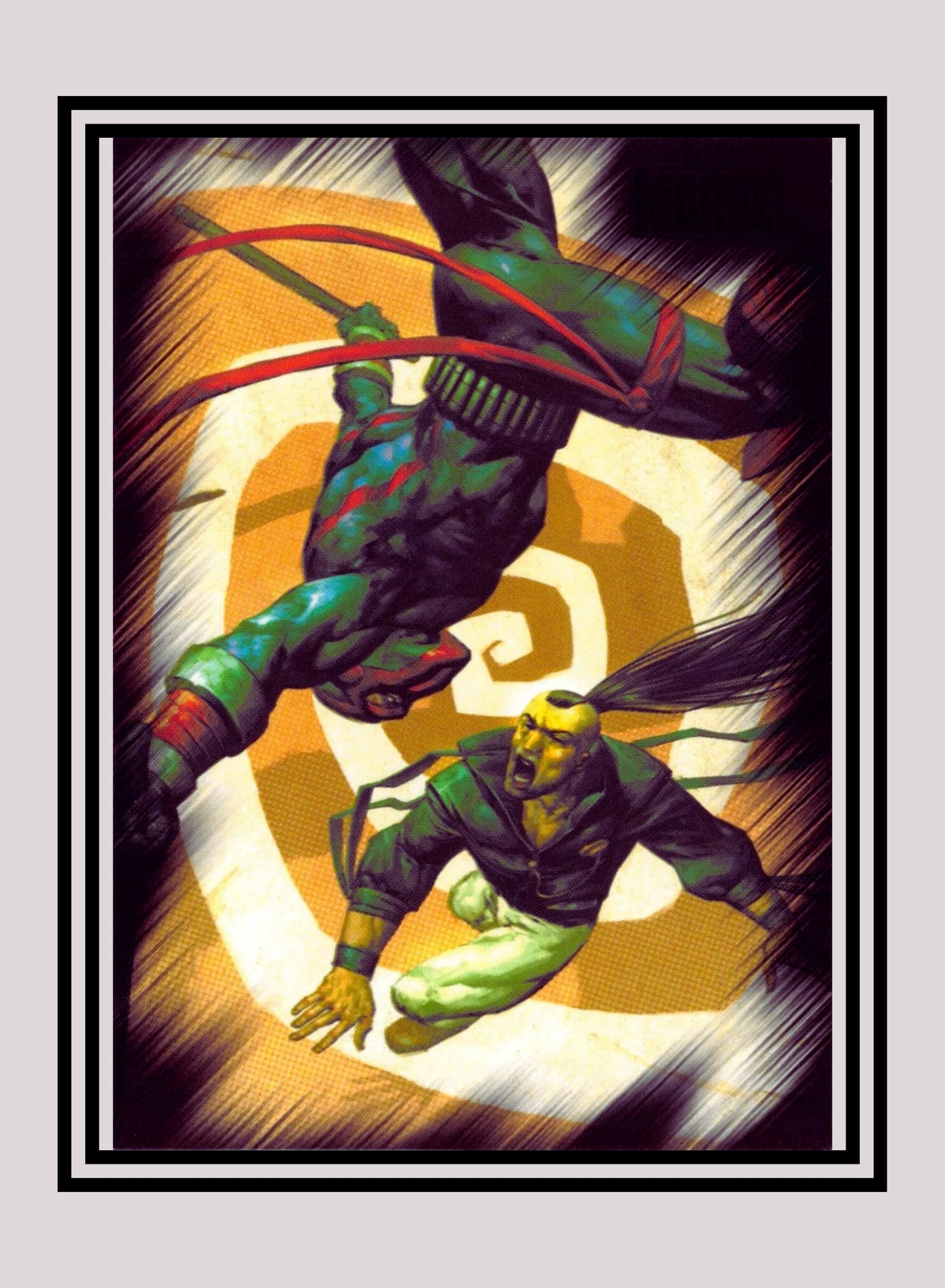 Marvel! 1x Night Thrasher vs. Midnight’s Fire - Base (#52 - 2010 Rittenhouse Marvel Heroes & Villains)